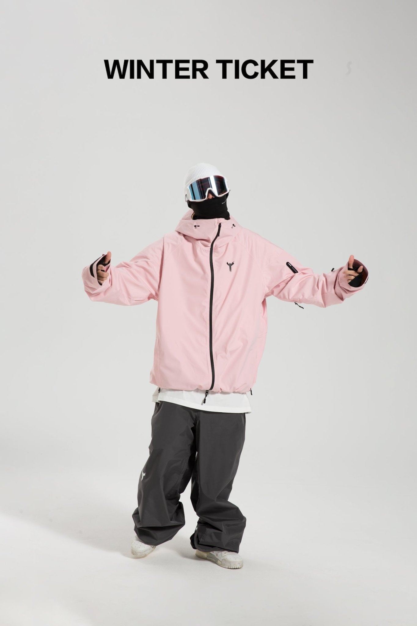 Winter Ticket Unisex RECCO® Snow Jacket Pink