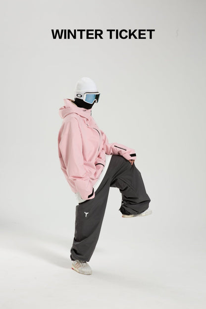 Winter Ticket Unisex RECCO® Snow Jacket Pink