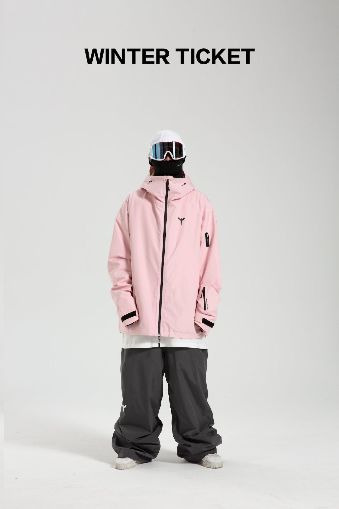 Winter Ticket Unisex RECCO® Snow Jacket Pink