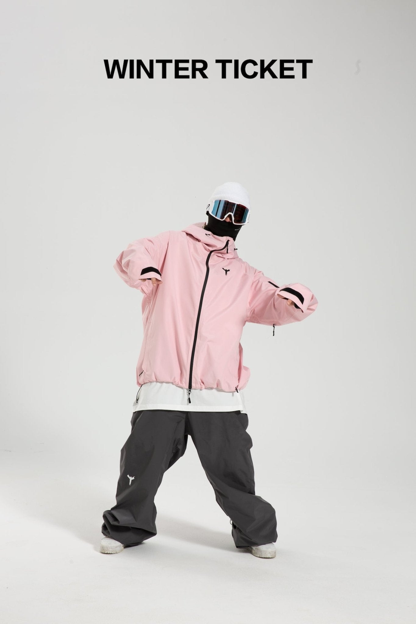 Winter Ticket Unisex RECCO® Snow Jacket Pink