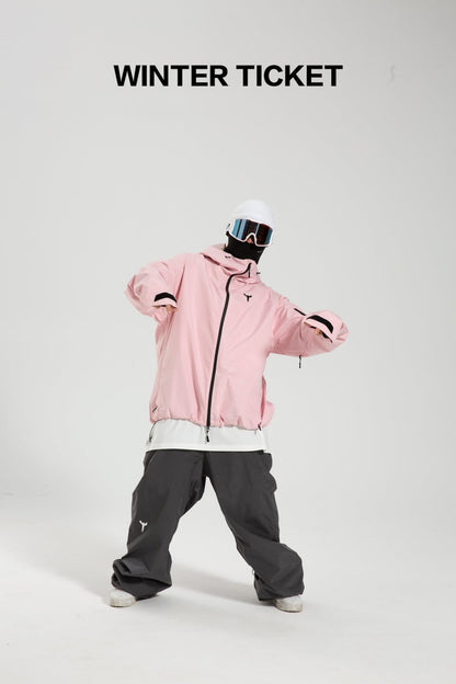 Winter Ticket Unisex RECCO® Snow Jacket Pink