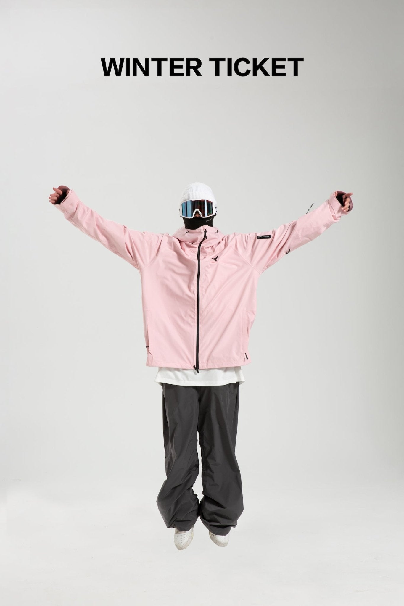 Winter Ticket Unisex RECCO® Snow Jacket Pink