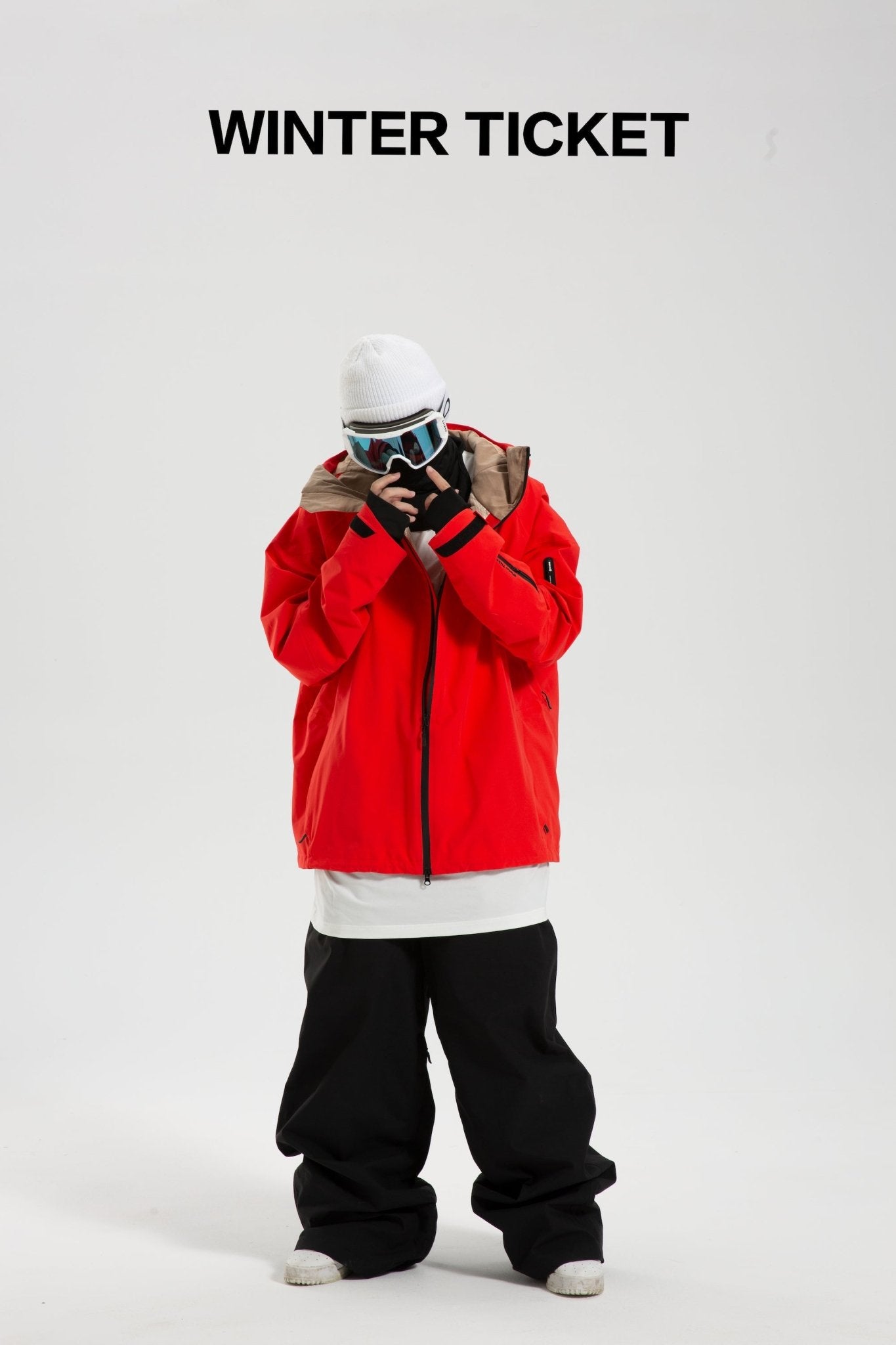Winter Ticket Unisex RECCO® Snow Jacket Red